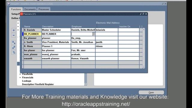 General Planning-Planner Creation in Oracle Apps, Inventory - RB смотреть онлайн