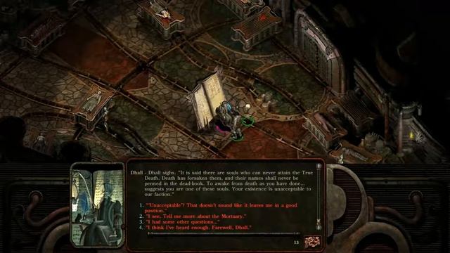 Planescape: Torment: Enhanced Edition - 02 Mortuary #1 2F, Waking up, around Dhall, Ei-Vene & Vaxis смотреть онлайн
