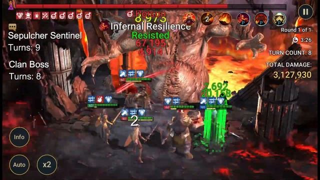 Moving 4 TURNS to the Clan boss's 3 Turns | 235 or 242?? SEPULCHER SENTINEL [Raids Shadow Legends] смотреть онлайн