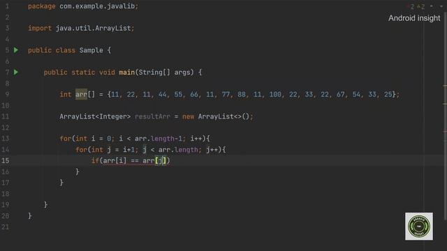 Find the duplicate elements in an array in Java Tamil | Java Logic Program | Part - 10 смотреть онлайн