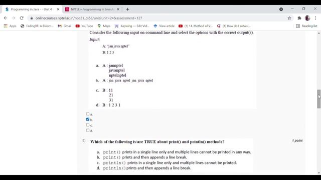 Programming in Java -NPTEL WEEK2 QUIZ ASSIGNMENT- 2021July-Dec Season - EnormoUs смотреть онлайн
