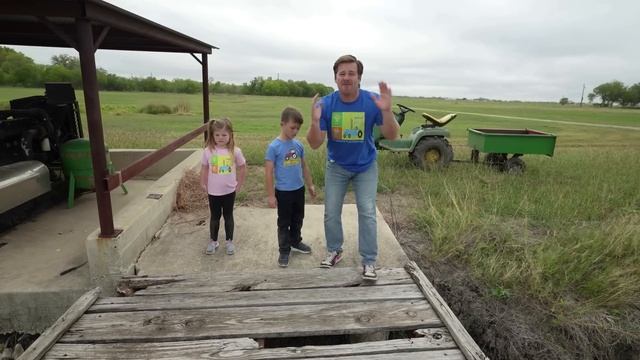 Fun On The Farm With Kids Tractors And Real Tractors Compilation | Tractors For Kids