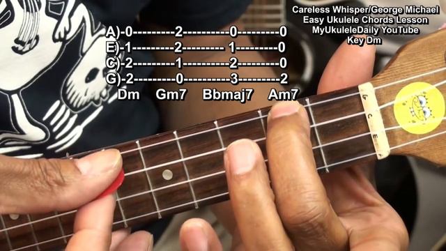 Careless Whisper Ukulele Easy Chords & Strumming Lesson @EricBlackmonGuitar