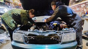 A6C4TDI замена мотора. Зеленка не отпускает.