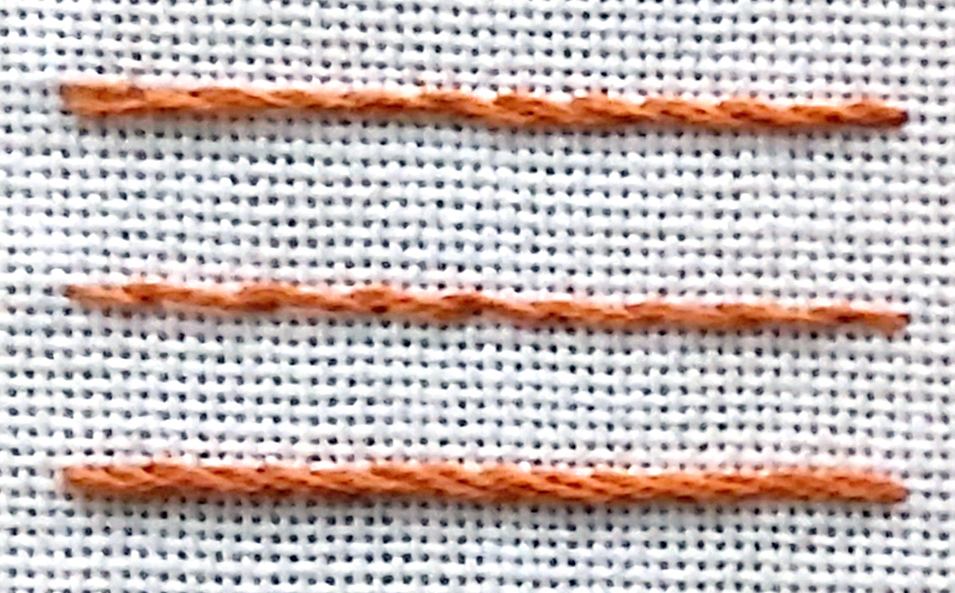 Стебельчатый шов и его разновидности