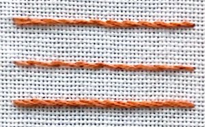 Стебельчатый шов и его разновидности