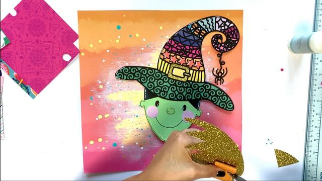 Paige Evans Cutfiles - Scrapbooking process - A wicked Halloween смотреть онлайн