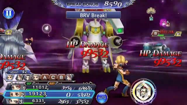 Operation Airborne Interception LUFENIA (No Support) - Dissidia Final Fantasy Opera Omnia смотреть онлайн