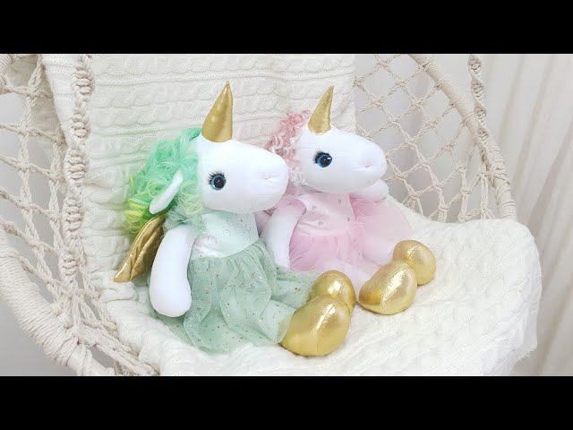 Анонс мастер класса по пошиву мягкой игрушки единорога Зефирки. Unicorn Toy Marshmallow смотреть онлайн