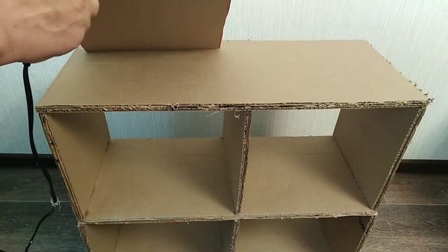 Шкафчик из картона своими руками. смотреть онлайн