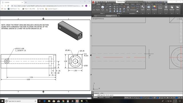 CAD 12 Week 12 Project 16 AutoCAD смотреть онлайн
