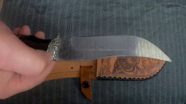Нож "Рыбак" (дамасская сталь) www.korenok.ru смотреть онлайн