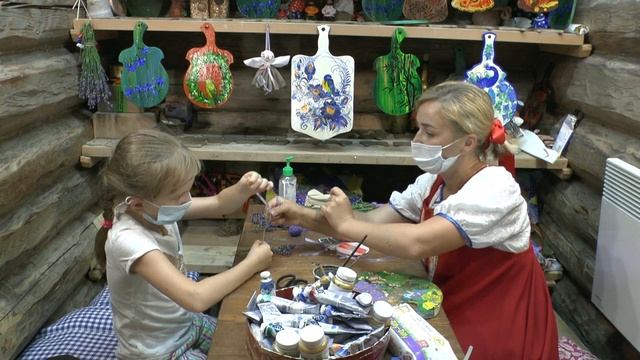 Мастер-класс с детьми в музее «Тарханы» смотреть онлайн