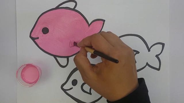 Draw Cute Fish With Me | Нарисуй милых рыбок со мной смотреть онлайн