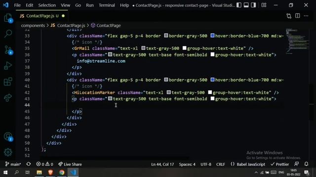 ? How to build Responsive Contact-Page | Responsive Web Page Design in next.js from scratch. смотреть онлайн