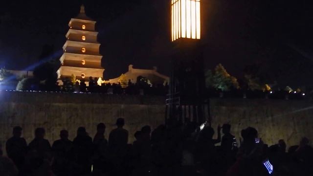 Сиань. Китай.Музыкальные фонтаны.