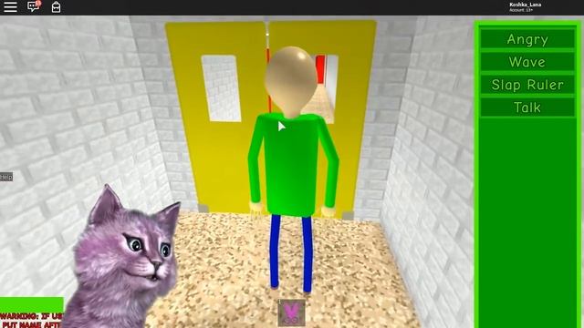 БАЛДИ ИГРАЕТ В ПОКАЗ МОД У МЕНЯ ДОМА?! BALDI ROBLOX смотреть онлайн