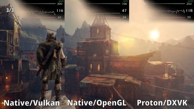 [Benchmark] Middle Earth - Shadow of Morrdor [Linux] Vulkan vs OpenGL vs DXVK Bonus WineD3D смотреть онлайн