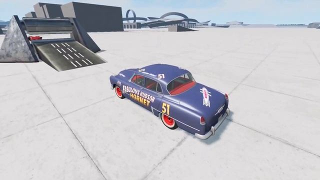 Lightning McQueen Vs Doc Hudson Crash Testing Ep. 1 BeamNG Drive смотреть онлайн