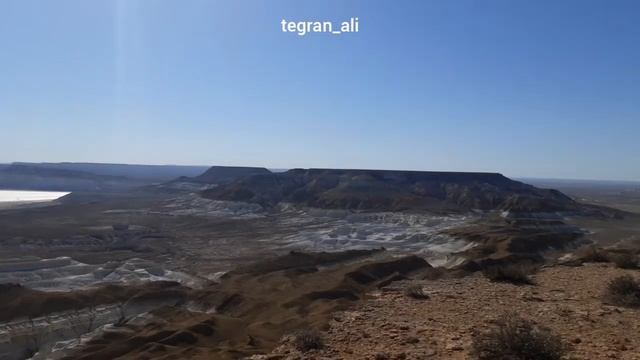 Тузбаир, солончак в Мангистау. смотреть онлайн