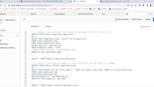 SQL Day 17: Views - Practice смотреть онлайн