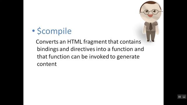 Angular Expression services 1 ($compile, $parse, $interpolate) смотреть онлайн