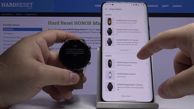 How to Pair HONOR MagicWatch 2 with Smartphone – Devices Connection смотреть онлайн