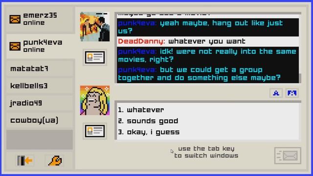 Обзор игры Emily is Away Too. На этот раз не зафрендзонят ;) смотреть онлайн