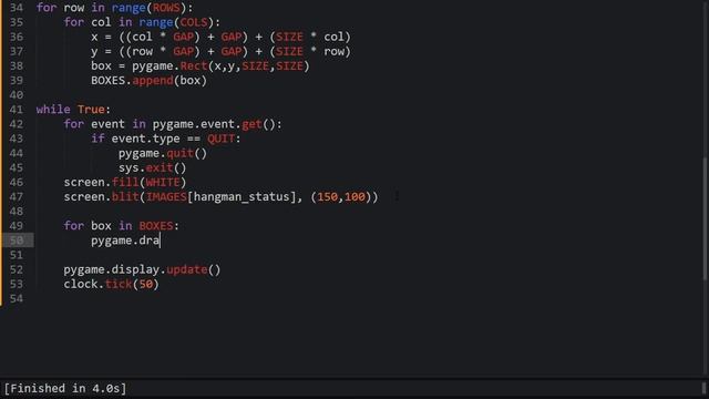 Pygame Tutorial. Hangman #1 смотреть онлайн