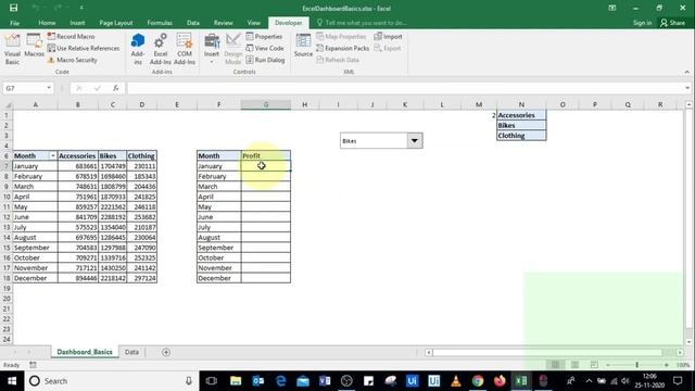 Excel Combo Box for Interactive Dashboards!!! Beginners!! смотреть онлайн