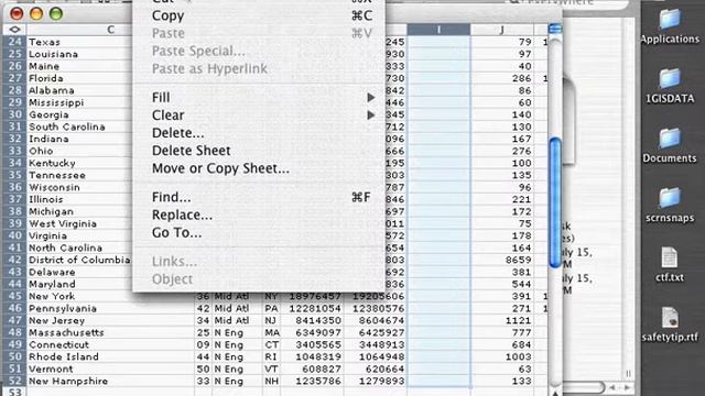 Using Excel to edit data for ArcExplorer (AEJEE) смотреть онлайн