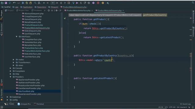 Laravel 5.4 Larafalt lesson 16 show products for by country смотреть онлайн