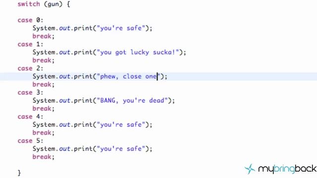 Learn Java Tutorial 1.18- Switch and Case смотреть онлайн