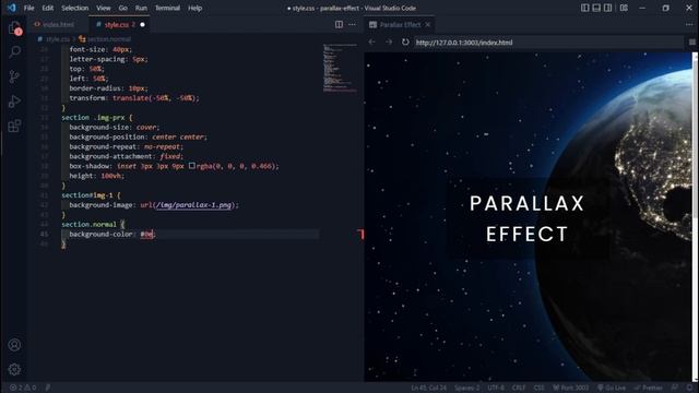 How To Create Parallax Website Using Html And CSS | Responsive Parallax Tutorials смотреть онлайн