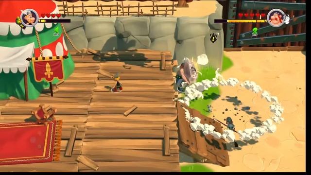 Asterix And Obelix XXL 3 The Crystal Menhir игра на двоих обзор Part 2