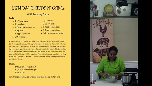Leticia's Lemon Chiffon Cake смотреть онлайн