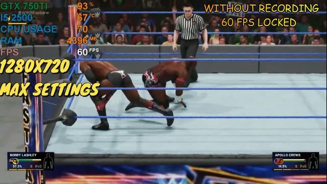 WWE 2K19 Test - I5 2500 - GTX 750Ti - 8GB RAM смотреть онлайн