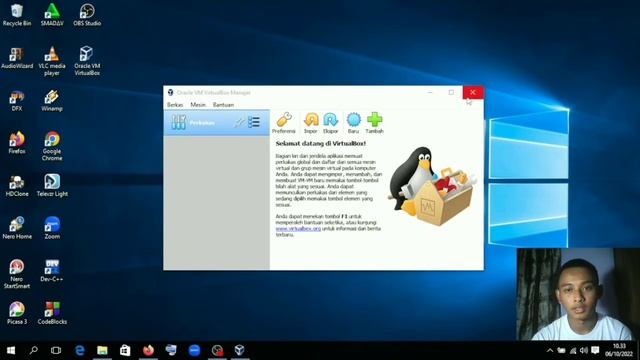 Tutorial cara install software Oracle VM Virtualbox dan Discord смотреть онлайн