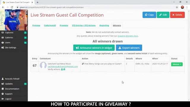 Live Guest Call Giveaway Winner Announcement | Live Stream 12 | смотреть онлайн