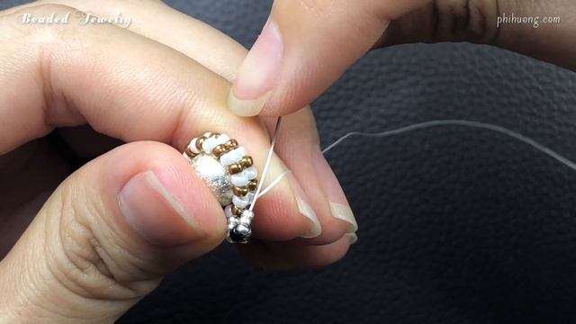 Party wear beaded stud earrings tutorial смотреть онлайн