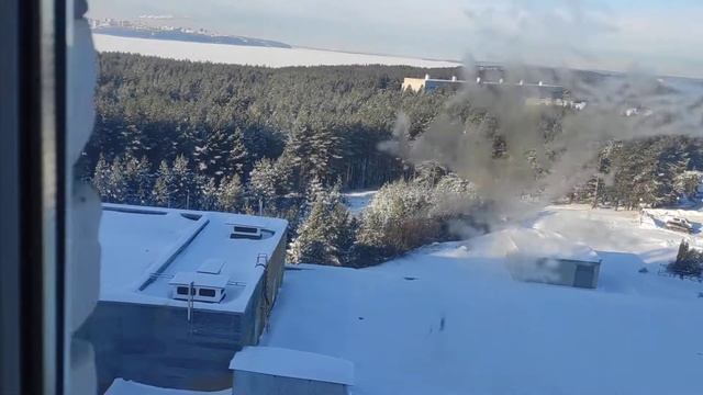 вид с окна из; санатории Чувашии зимой смотреть онлайн