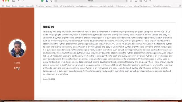 Dynamic Resume | Django Framework смотреть онлайн