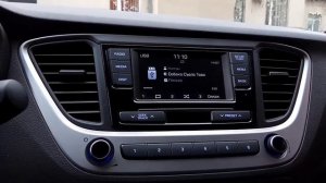 Обзор приборной панели Hyundai Solaris 2017