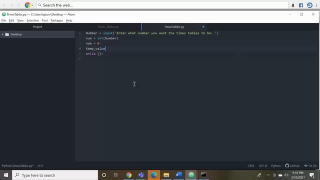 Create a Times Table using Python! смотреть онлайн