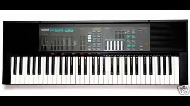 80's Vintage Synthesizer Yamaha PSR-36 II смотреть онлайн