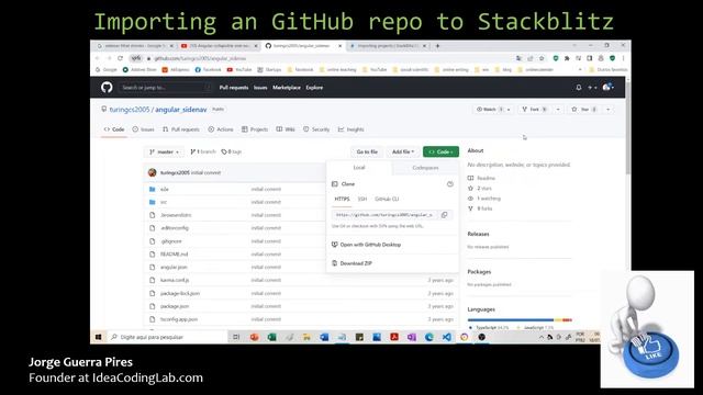 Running a GitHub Angular repo on Stackblitz from URL | Quickies in Angular смотреть онлайн