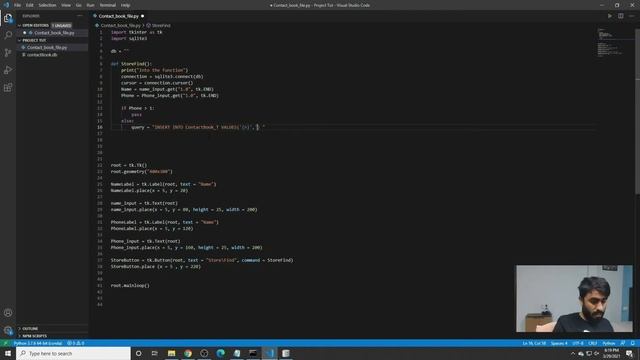 contact book python program project | beginner series 1/10 смотреть онлайн
