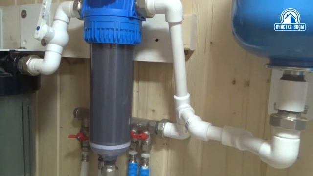 Очистка мутной воды из скважины фильтром с промывной титановой мембраной смотреть онлайн