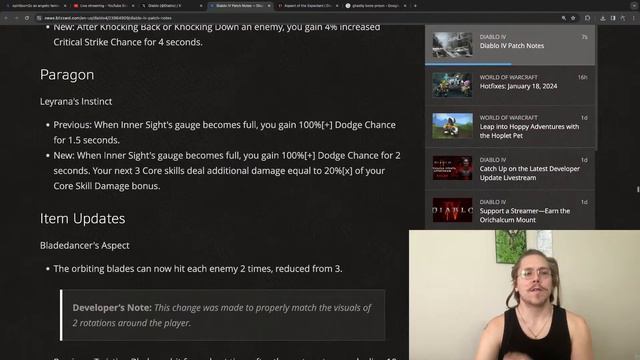 Diablo 4 Season 3 Full Patch Notes 1.3.0 Read Through смотреть онлайн