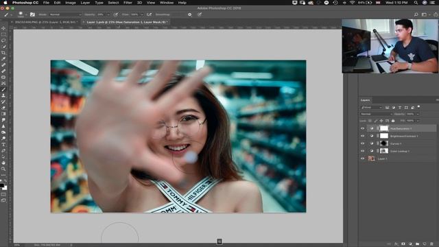 Потрясающий 3D эффект в Photoshop смотреть онлайн